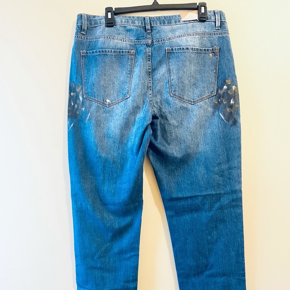 Women’s Rachel Roy Painted Denim Jeans - Picture 3 of 5